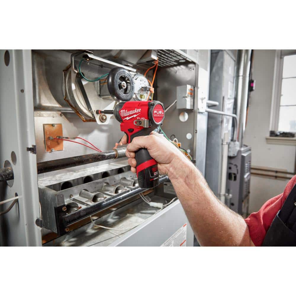 Unleash Your Power: M12 FUEL 12V Lithium-Ion Brushless Cordless Hammer Drill & Impact Driver Combo Kit with 45-Piece Bit Set