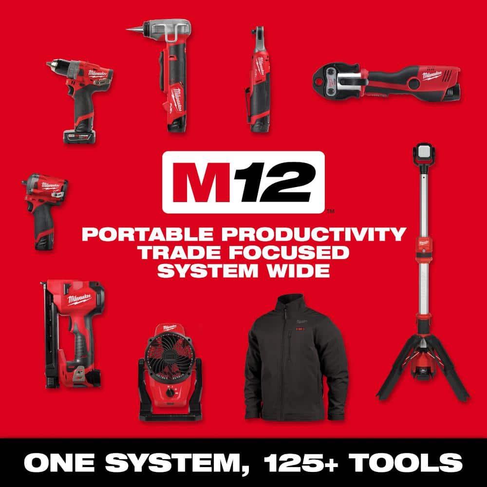 Unleash Your Power: M12 FUEL 12V Lithium-Ion Brushless Cordless Hammer Drill & Impact Driver Combo Kit with 45-Piece Bit Set